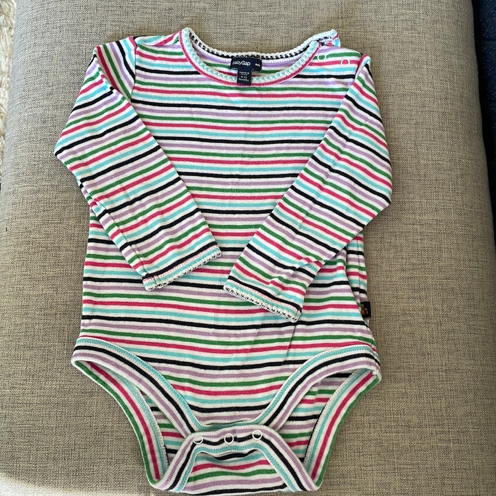 Baby Gap striped onesie